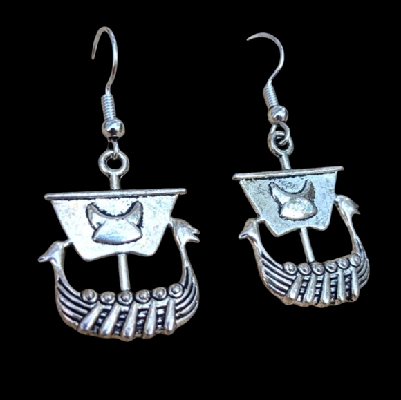 Jewelry - Viking Ship Earrings